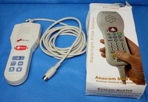 Rauland Anacom MedTek Responder Pillow Speaker Hospital Bed 8-Pin NCDSTVPH