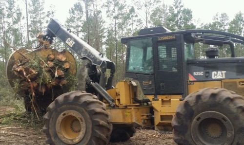 2010 Caterpillar 535c Dual Arc forestry timber log skidder