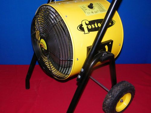 FOSTORIA HEAT WAVE 15 SALAMANDER PORTABLE ELECTRIC JOB SITE HEATER! NEW #2 of 2