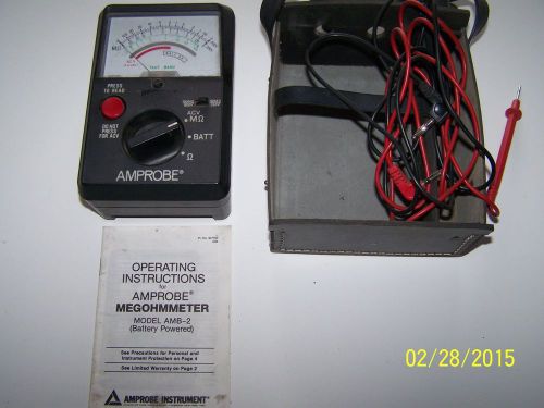 Amprobe MegaOhm Meter, AMB-2, Megger, Insulation Tester