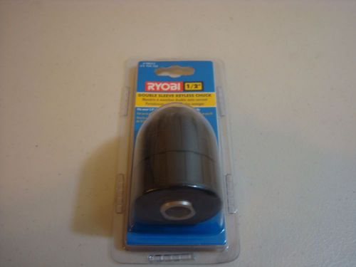 Ryobi 1/2 in. 20-Double Sleeve Keyless Chuck