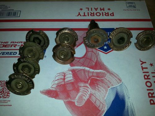 Vintage brass sprinkler heads, lot of 9 for sale