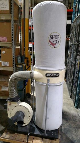 Shop fox dust collector 1-1/2 hp portable 110v 16a 1280 cfm 5.4 cu ft for sale