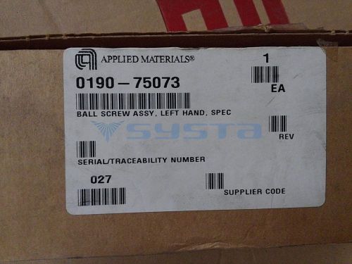 BALL SCREW ASSY, LEFT HAND, SPEC, 0190-75073, OEM NEW