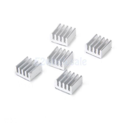 5pcs Heat Sink 8x8x5mm Aluminum Cooling Fin for Printer Stepper Motor Driver