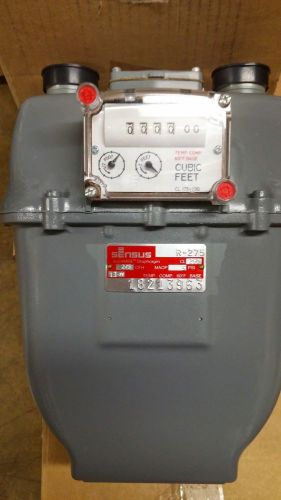 Reconditioned Sensus residential gas meter Model R275-TC, 20LT, 3/4&#034; galv, VDR