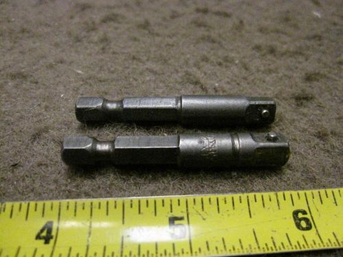 Apex EX-250-2 Hex Drive Extension, Pin Lock, 1/4 x 2 In 2 PC Lot Aircraft Tools