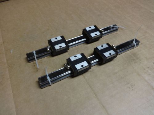 Set of 2 THK SR20 Linear Rails 279mm.