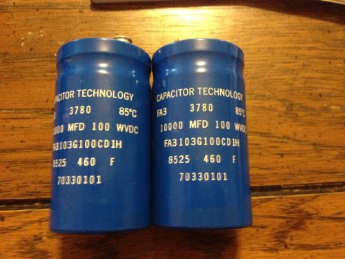 CAPACITOR 10000 MFD 100 WDC. 2EA.