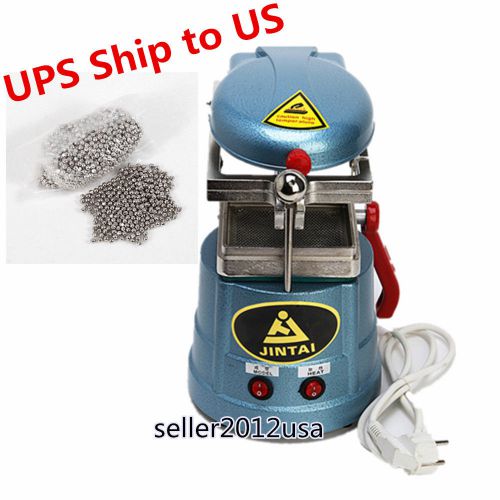 Dental Lab Equipment Vacuum Forming Molding Machine + 500g Metal Iron Steel Ball