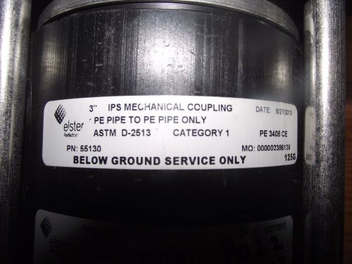 NEW PERMASERT 4&#034;INCH IPS MECHANICAL COUPLING ASTM D-2513 CAT 1 PE 3408 CE