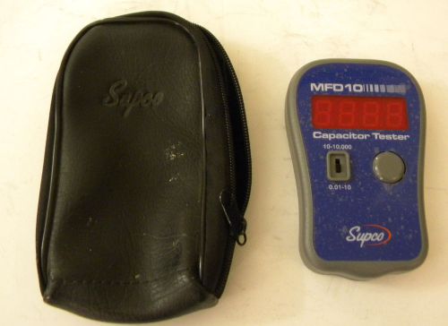 Supco MFD-10 MFD10 Digital Capacitor Tester Meter .01 - 10,000 mf