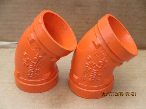 Gruvlok 2-1/2&#034; Grooved Fire sprinkler 45s