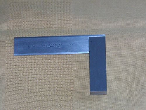 STARRETT #55-3&#034; MASTER PRECISION SQUARE WITH BEVELED EDGES