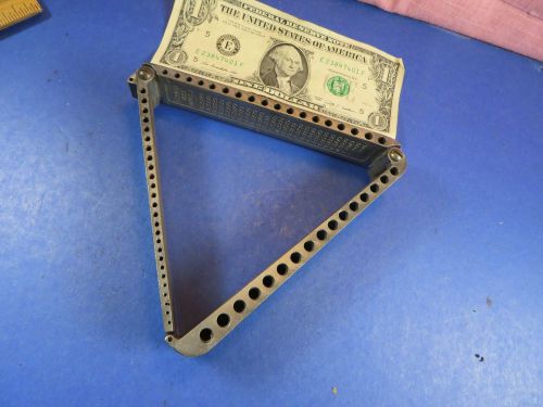 Vintage THE ACORN LINE Machinist Tri-Fold Drill Bit Index Stand 1-60 - USA - VGC