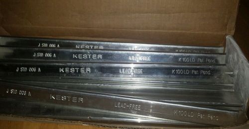 Lot of 10 Bars- KESTER K100LD LEAD-FREE SOLDER BARS 04-9574-0050