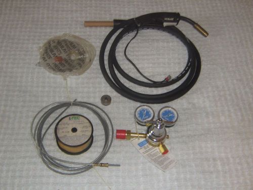 Hobart wire welding gun / wire,tips,roller,cable line and l-tec argon regulator-
							
							show original title for sale