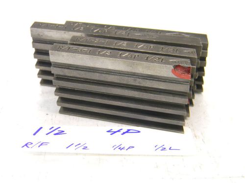 USED LANDIS HSS THREAD CHASERS 1-1/2&#034; x 4 Pitch x Form ?? x Random Lengths