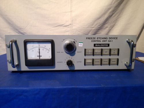 Balzers Freeze Etching Device Control Unit GA-1