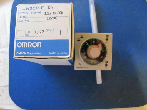 OMRON TIMER RELAY H3CR-F8N 12VDC COIL TWIN TIMER- FLIKER ON START