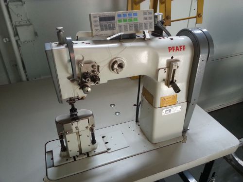 PFAFF 1296 Double Needle digital Post Bed Walking Foot Industrial Sewing Machine