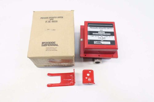 NEW KIDDE FENWAL 486536 3PDT PRESSURE OPERATED SWITCH 125/250V-AC 15/10A D528226