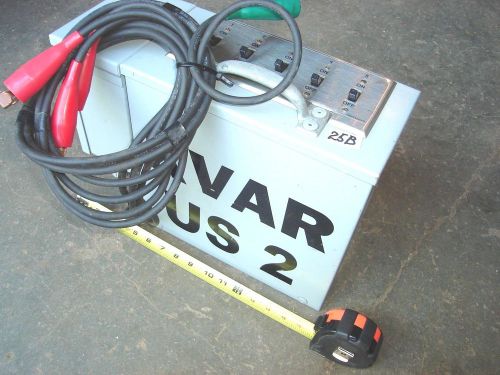 KVAR ELECTRICAL TEST BOX THREE PHASE, CAPACITORS