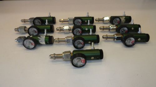 Lot of 10 InterMed Brass Core Oxygen Regulator 50psi o2