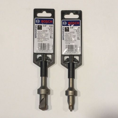 Two - bosch hcstp2084 5/8&#034; by 1 3/16&#034; drop in anchor stop bit 4&#034;overall for sale