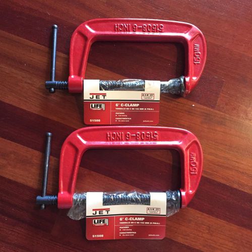 4 Piece Jet C Clamp set (2x6&#034; &amp; 2x4&#034;)