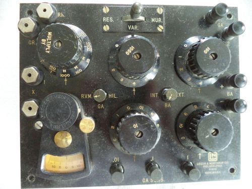 Vintage Leeds &amp; Northrup Wheatstone Bridge Model 578741 Without Enclosure  N/R