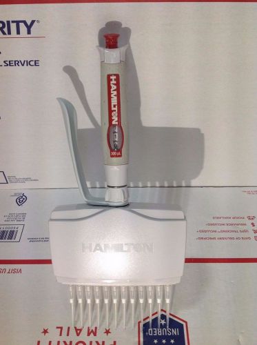 Hamilton Softgrip  MultiChannel Pipette 12 channel 30-300 ul