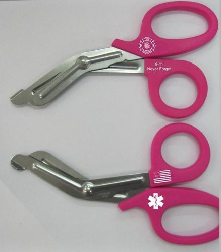 Pink Trauma Scissors EMS Nursing Firefighting EMT Rescue 911 Firefighter Schears