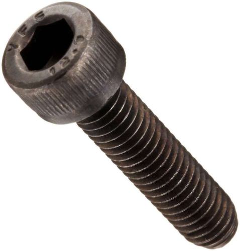 Steel Socket Cap Screw, Black Oxide, Plain Finish, Internal Hex Drive, Meets DIN