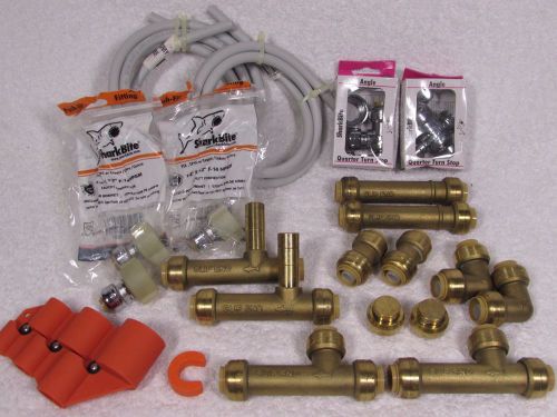 Shark bite fitting lot 1/2&#034; shark bite fittings valves connectors hose tool new for sale