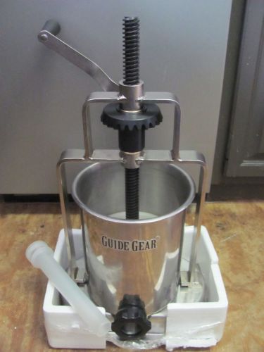 NEW (in box) GUIDE GEAR 15-LB Sausage Stuffer--CLEARANCE PRICE!! BIG SAVINGS!!