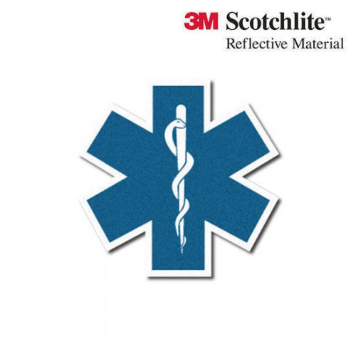 3M Reflective Star of Life Ambulance Decal - 8&#034;