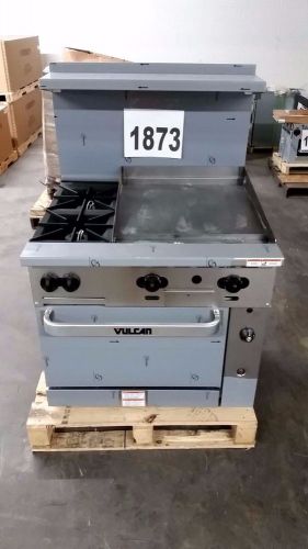 Vulcan endurance 36&#034; gas range, 2-burners, 24&#034; griddle 36s-2b24g, new s&amp;d for sale