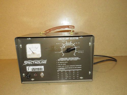 SPECTRONICS SPECTROLINE DIAL-A-LAMP SELECTOR MODEL 1500