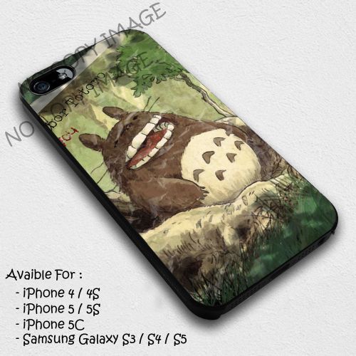 701 Totoro Manga Anime Design Case Iphone 4/4S, 5/5S, 6/6 plus, 6/6S plus, S4