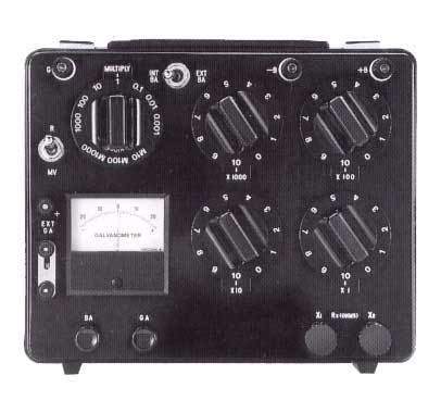 Yokogawa 275597 Portable Wheatstone Bridge, 1.000 ohm to 10.00 M ohm