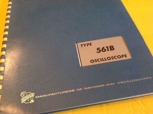 Tektronix Manual TYPE 561B OSCILLOSCOPE Instruction Manual Service