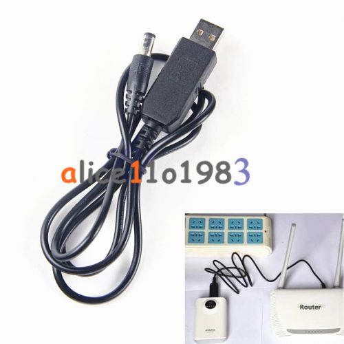 5pcs dc-dc usb 5v to 9v dc jack 5.5mmx2.1mm step-up power module converter cable for sale