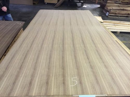 Wood veneer walnut 48x98 1 piece 10mil paper backed &#034;exotic&#034; 506/9a 5 for sale