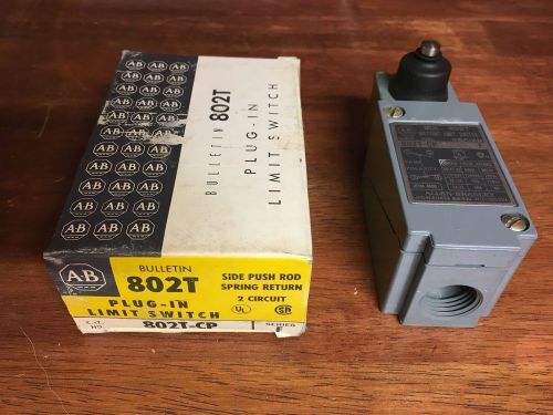 Allen-Bradley 802T-CP Plug-In Limit Switch Side Push Rod Spring Return New NIB