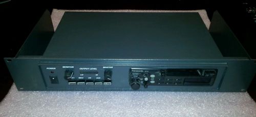 Dukane TC350P Intercom PA Mixer Radio with Rackmount Shelf