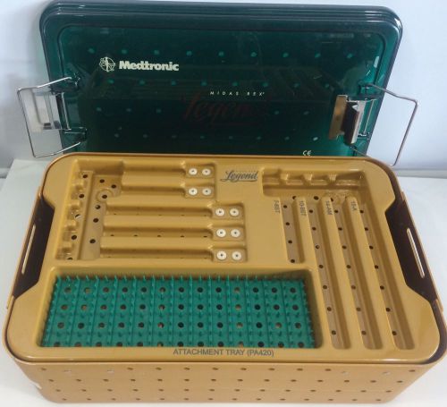 Medtronic Midas Rex LEGEND Sterilization Tray - EXC!  FREE SHIP