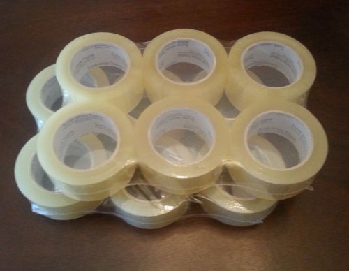 12 Rolls Clear Packing Tape - 2 mil 2&#034; x 110 Yards Box Carton Sealing Shipping