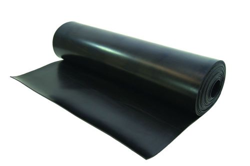 1/4&#034; BLACK NEOPRENE RUBBER SHEET - 8 FT X 36&#034; WIDE