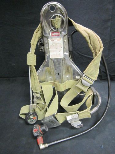 Isi magnum scba fire fighter prepper air pack harness regulator model 2282 #5725 for sale